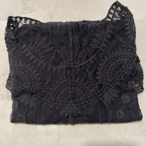 Black Lace Top - whisper of elegance in black perfection!